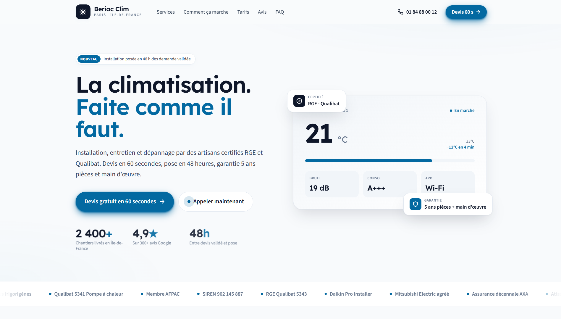 Beriac Clim — Climatisation Paris